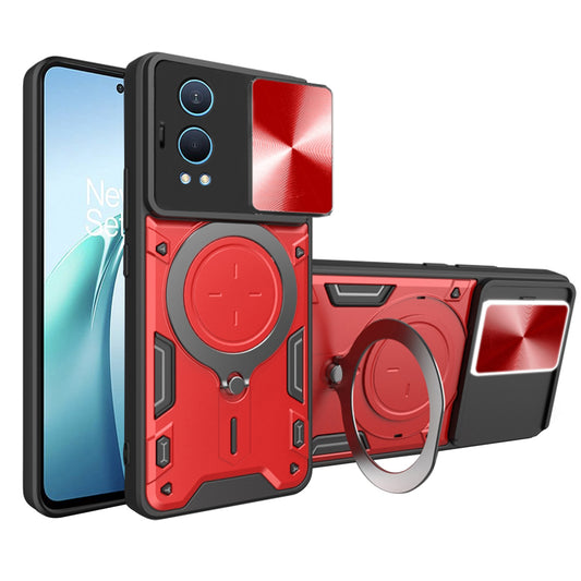 Puzdro pre OnePlus Nord CE4 Lite, Techsuit, CamGuard Pro, Červené