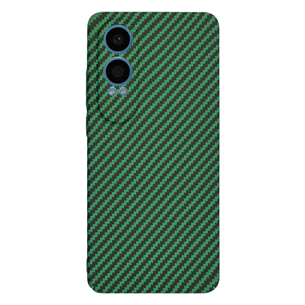 Puzdro pre OnePlus Nord CE4 Lite, Techsuit, Carbonite FiberShell, Zelené