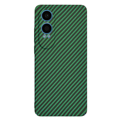 Puzdro pre OnePlus Nord CE4 Lite, Techsuit, Carbonite FiberShell, Zelené