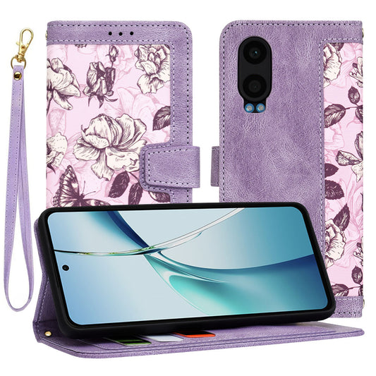 Puzdro na OnePlus Nord CE4 Lite, Techsuit, FlipCraft, Fialová