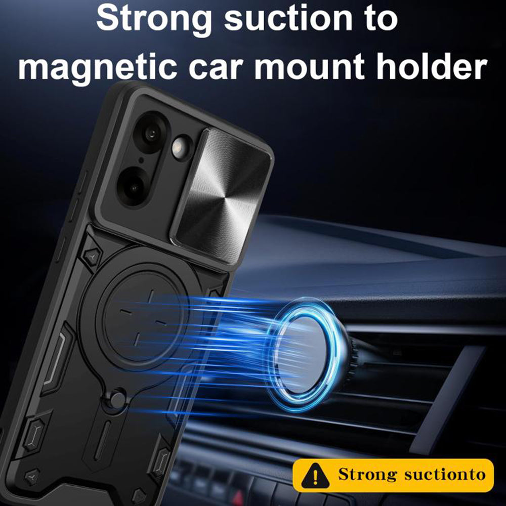 Puzdro pre OnePlus Nord CE5, Techsuit, CamGuard Pro, čierne