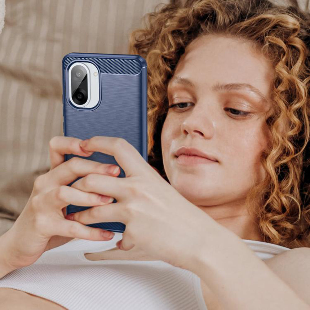 Puzdro pre OnePlus Nord CE5, Techsuit, Carbon, Modrá