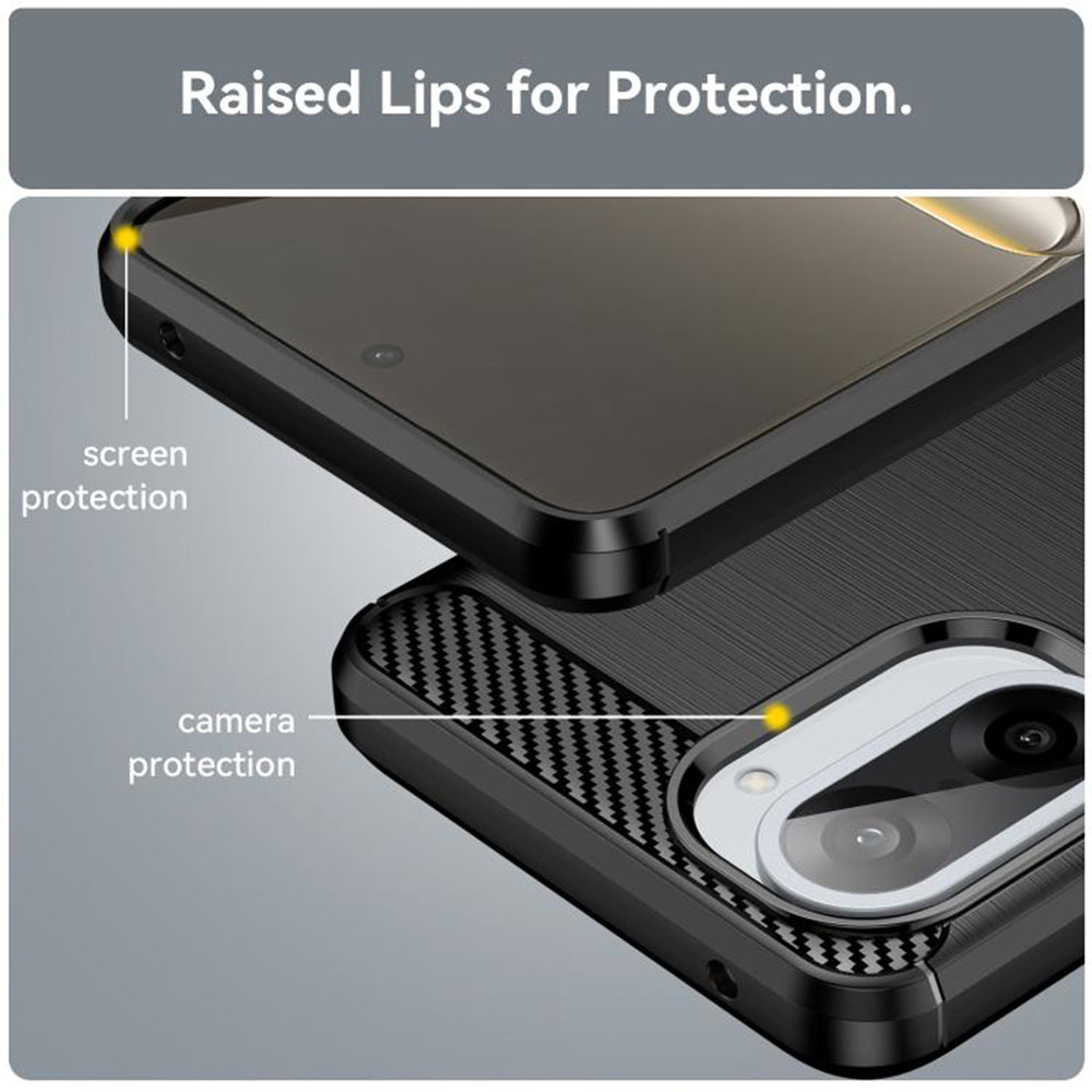 Puzdro pre OnePlus Nord CE5, Techsuit, Carbon, Čierne