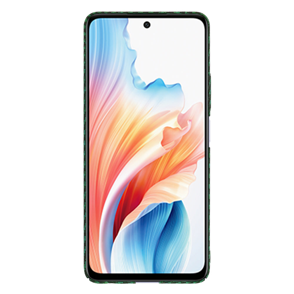 Puzdro pre OnePlus Nord N30 SE / Oppo A79, Techsuit, Carbonite FiberShell, Zelené