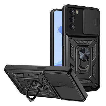 Puzdro pre Oppo A16s / A54s / A16, Techsuit, CamShield, Čierne