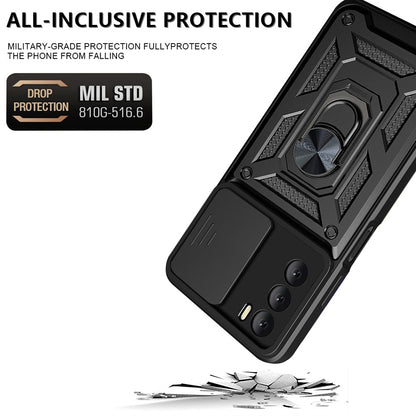 Puzdro pre Oppo A16s / A54s / A16, Techsuit, CamShield, Čierne