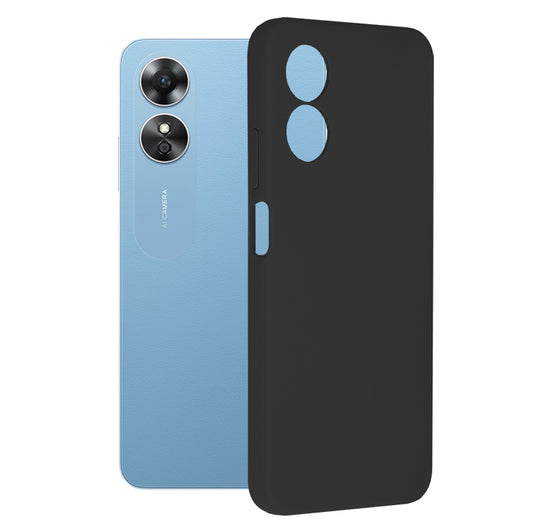 Puzdro pre Oppo A17, Techsuit, Soft Edge, Čierne