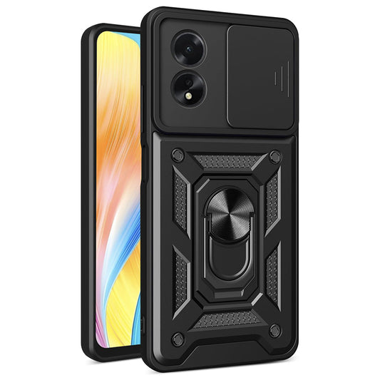 Puzdro pre Oppo A18 / A38, Techsuit, CamShield, Čierne