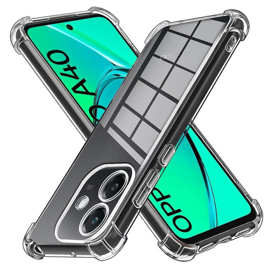 Obal na Oppo A3 4G, Techsuit, nárazuvzdorný priehľadný, transparentný
