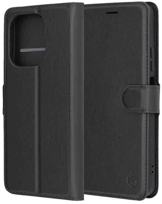 Puzdro pre Oppo A5 Pro 4G / A5 Pro, Techsuit, kožené folio, čierne