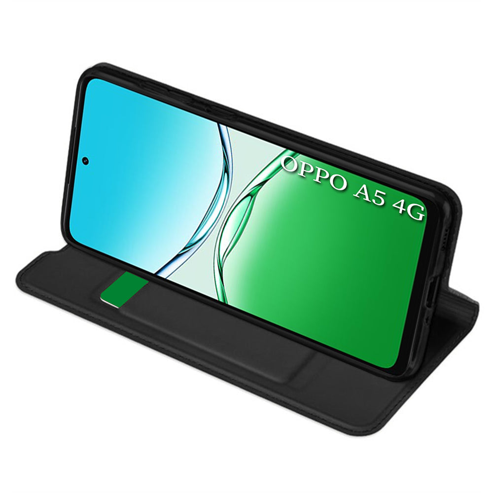 Puzdro pre Oppo A5 4G / A5 5G, Techsuit, Magskin Book, Čierne