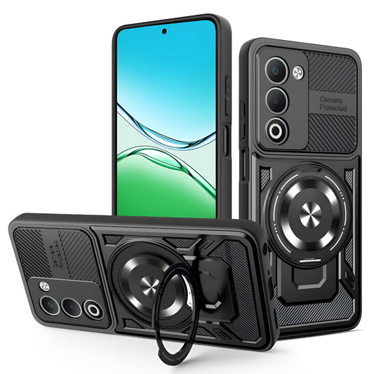 Puzdro pre Oppo A5 4G / A5 5G, Techsuit, RuggedCam, Čierne