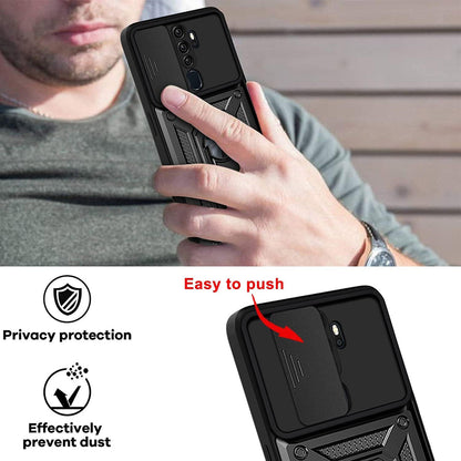 Puzdro pre Oppo A5 4G, Techsuit, CamShield, Čierne