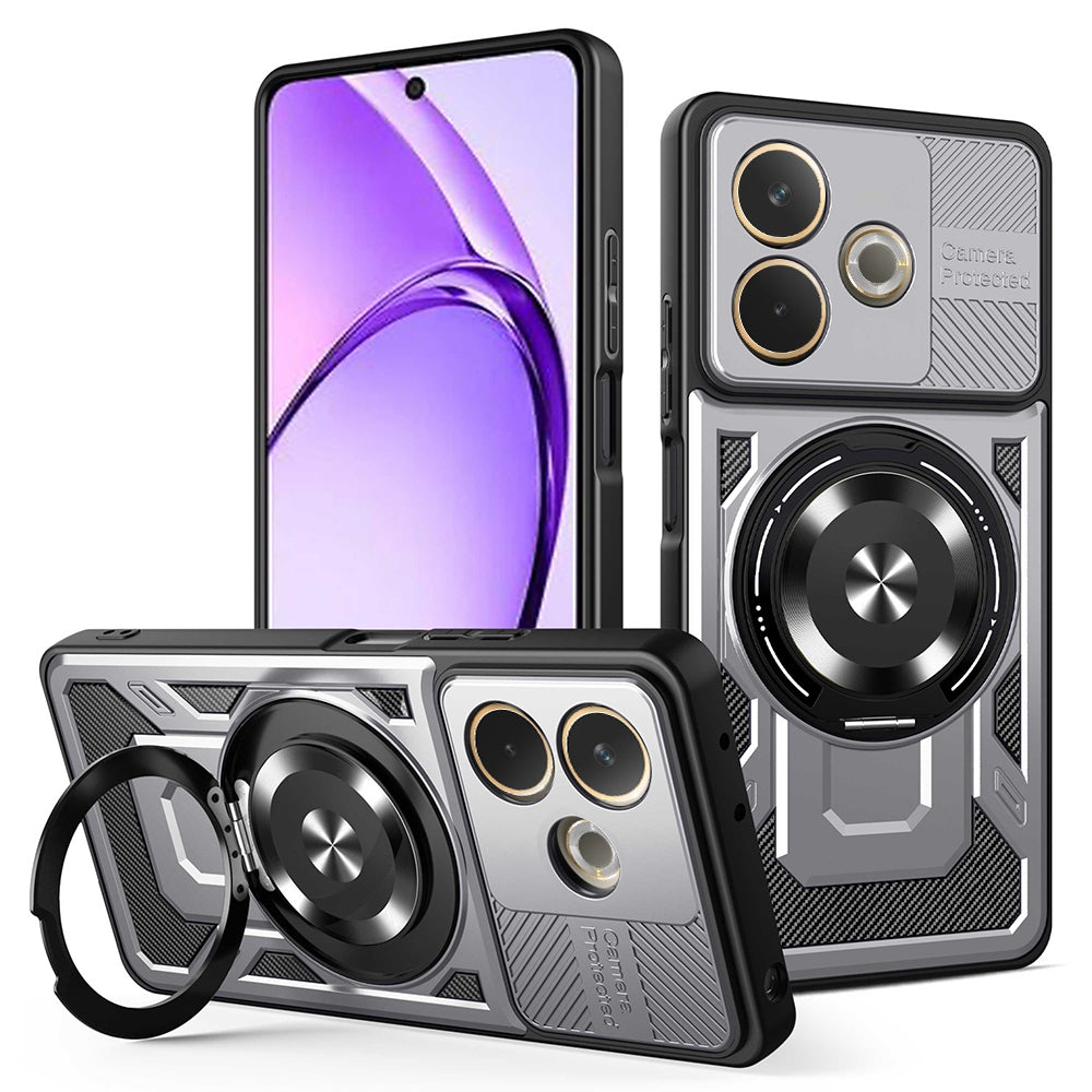 Puzdro pre Oppo A5 Pro 4G / A5 Pro, Techsuit, RuggedCam, Sivá