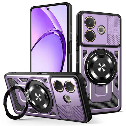 Puzdro pre Oppo A5 Pro 4G / A5 Pro, Techsuit, RuggedCam, Fialové