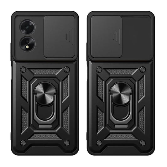 Puzdro pre Oppo A58 4G, Techsuit, CamShield, Čierne
