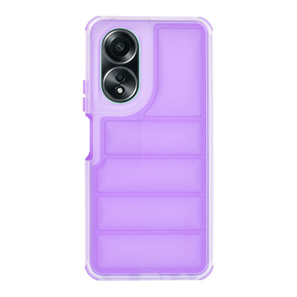 Obal na Oppo A58 4G, Techsuit, Wave Shield, fialový