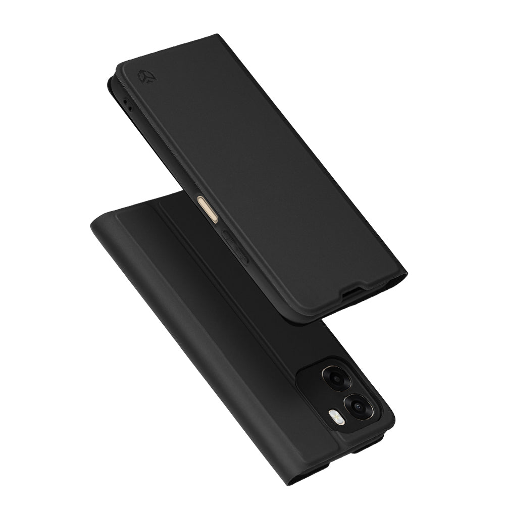 Puzdro pre Oppo A6 4G, Techsuit, Magskin Book, Čierne