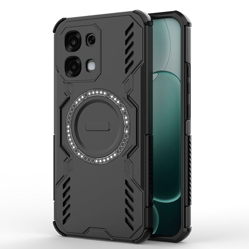 Puzdro MagSafe pre Oppo A6 Pro 5G / A6 Pro 4G, Techsuit, ArmorMag, Čierne