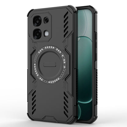 Puzdro MagSafe pre Oppo A6 Pro 5G / A6 Pro 4G, Techsuit, ArmorMag, Čierne