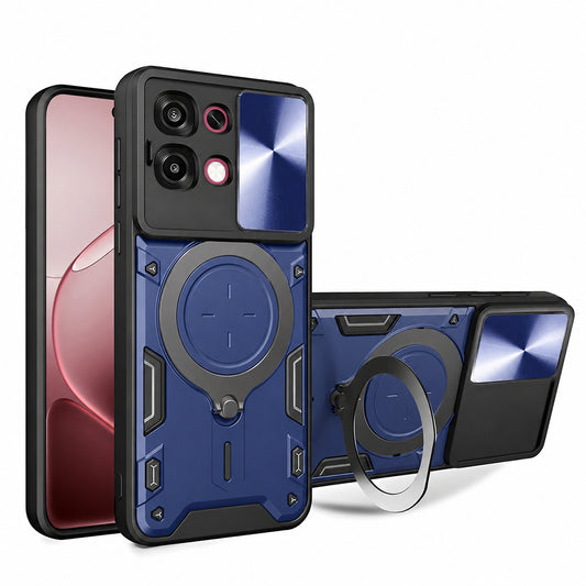 Puzdro na Oppo A6 Pro 5G / A6 Pro 4G, Techsuit, CamGuard Pro, Modrá