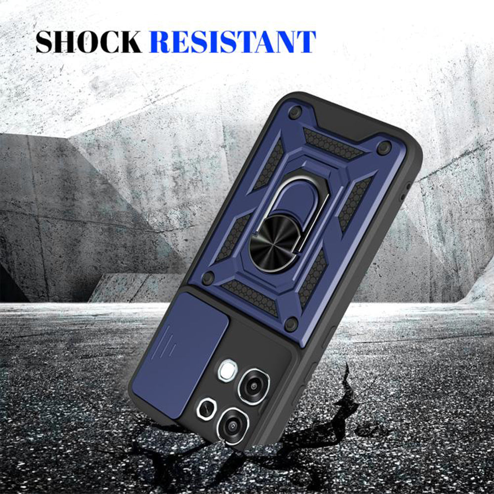 Puzdro pre Oppo A6 Pro 5G / A6 Pro 4G, Techsuit, CamShield, Modrá