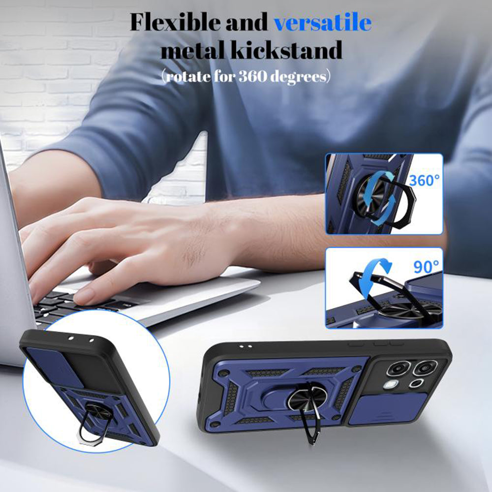 Puzdro pre Oppo A6 Pro 5G / A6 Pro 4G, Techsuit, CamShield, Modrá