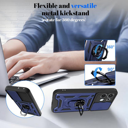 Puzdro pre Oppo A6 Pro 5G / A6 Pro 4G, Techsuit, CamShield, Modrá