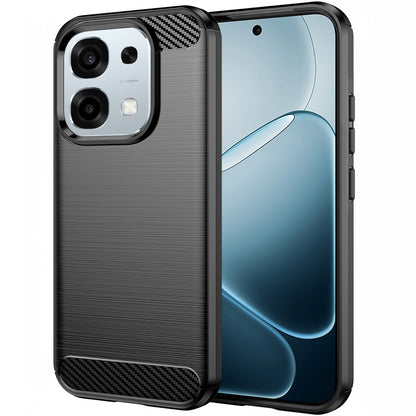 Puzdro pre Oppo A6 Pro 5G / A6 Pro 4G, Techsuit, Carbon, Čierne