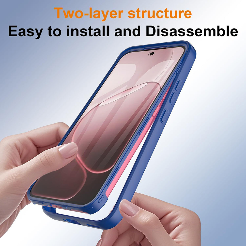 Case for Oppo A6 Pro 5G / A6 Pro 4G, Techsuit, ColorVerse 360, Blue