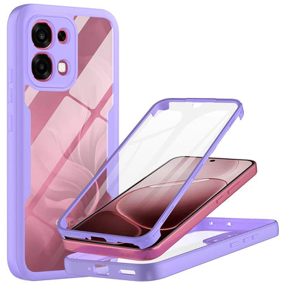 Puzdro na Oppo A6 Pro 5G / A6 Pro 4G, Techsuit, ColorVerse 360, Fialové