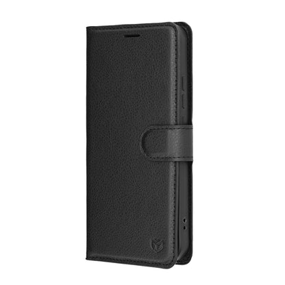 Puzdro pre Oppo A6 Pro 5G / A6 Pro 4G, Techsuit, Leather Folio, Čierne