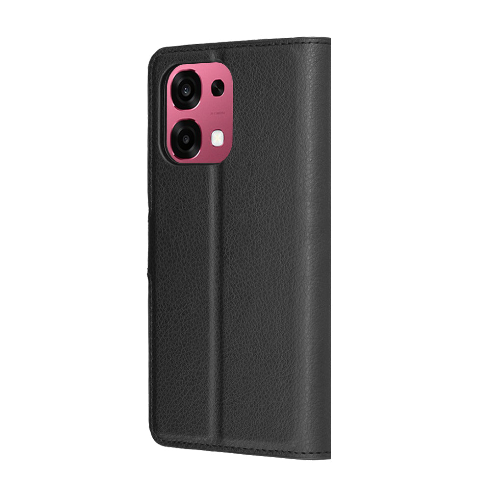 Puzdro pre Oppo A6 Pro 5G / A6 Pro 4G, Techsuit, Leather Folio, Čierne