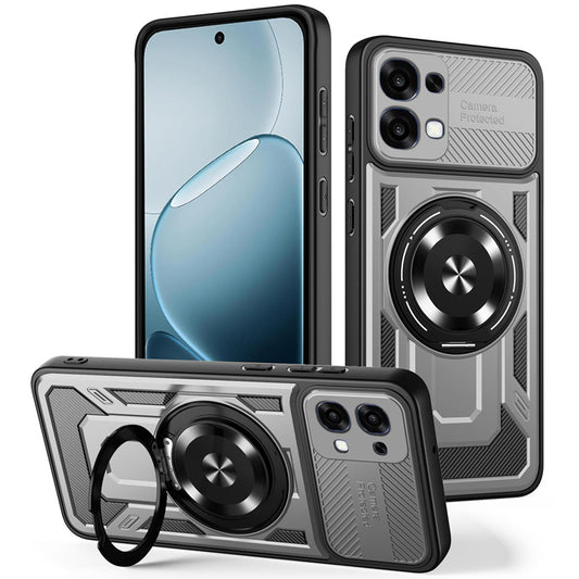 Puzdro pre Oppo A6 Pro 5G / A6 Pro 4G, Techsuit, RuggedCam, Sivá