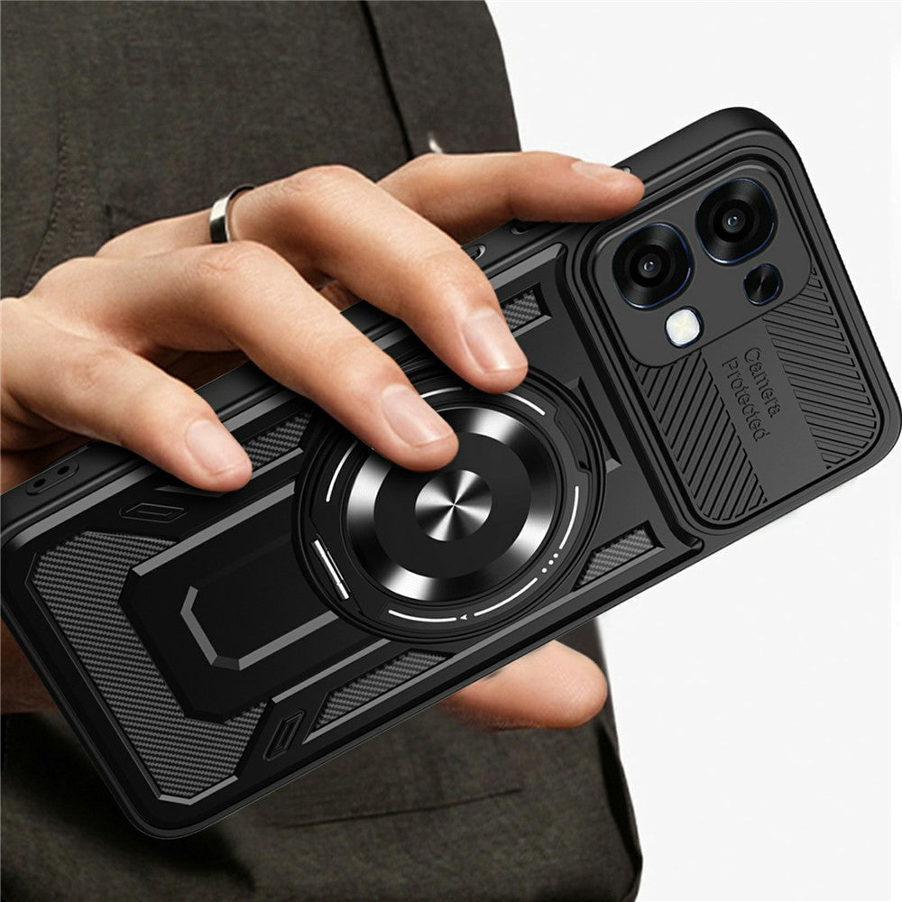 Puzdro pre Oppo A6 Pro 5G / A6 Pro 4G, Techsuit, RuggedCam, Sivá