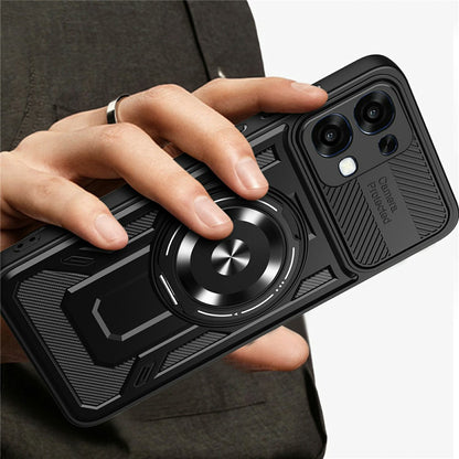 Puzdro pre Oppo A6 Pro 5G / A6 Pro 4G, Techsuit, RuggedCam, Sivá