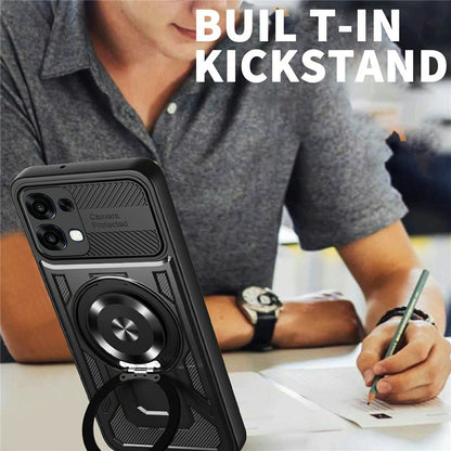 Puzdro pre Oppo A6 Pro 5G / A6 Pro 4G, Techsuit, RuggedCam, Čierne