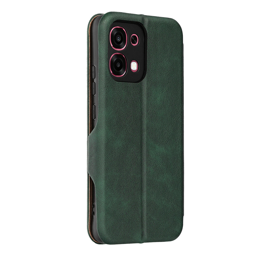 Puzdro pre Oppo A6 Pro 5G / A6 Pro 4G, Techsuit, Safe Wallet Plus, Zelené