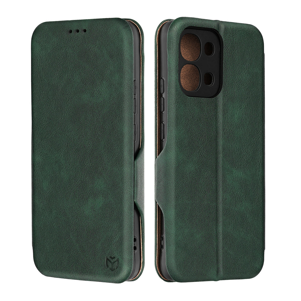 Puzdro pre Oppo A6 Pro 5G / A6 Pro 4G, Techsuit, Safe Wallet Plus, Zelené