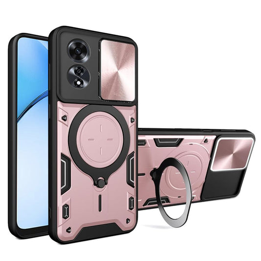 Case for Oppo A60, Techsuit, CamGuard Pro, Rose Gold