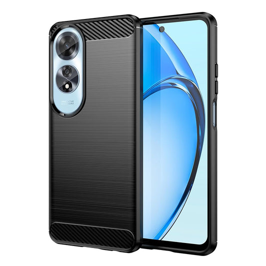 Obal na Oppo A60, Techsuit, Karbón, Čierny