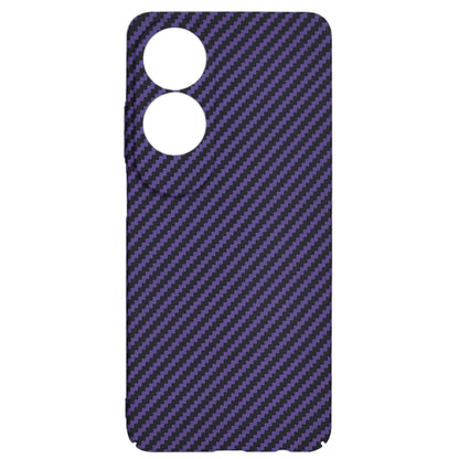 Puzdro na Oppo A60, Techsuit, Carbonite FiberShell, fialové