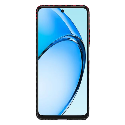 Puzdro pre Oppo A60, Techsuit, Carbonite FiberShell, Čierna Červená
