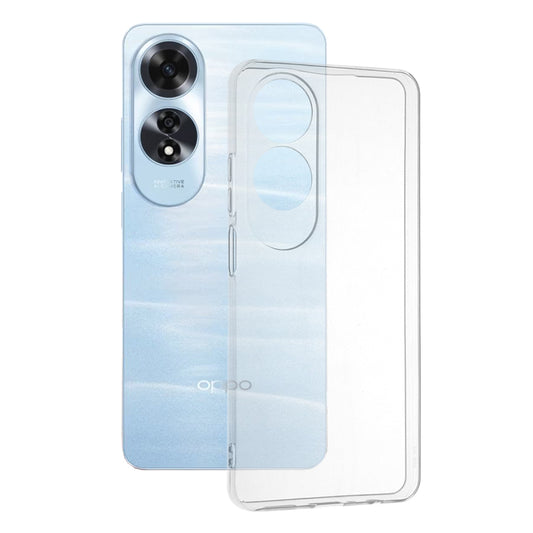Puzdro pre Oppo A60, Techsuit, Priehľadné, Transparentné