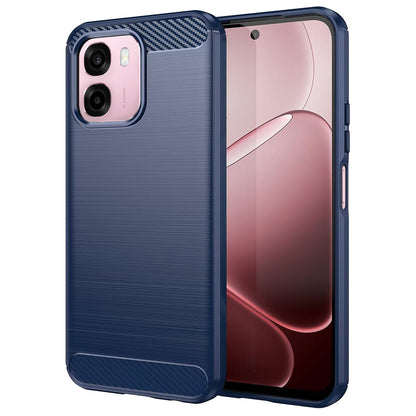 Puzdro pre Oppo A6k 4G / A6x 4G / A6x / A6 4G, Techsuit, Karbón, Modrá