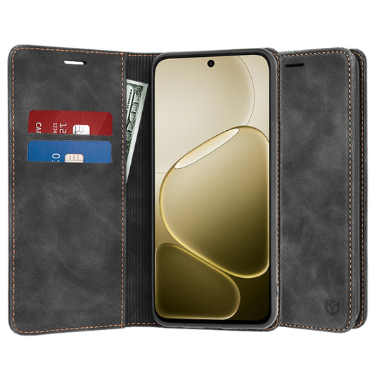 Puzdro pre Oppo A6k 4G / A6x 4G / A6x / A6 4G, Techsuit, Confy, Čierne