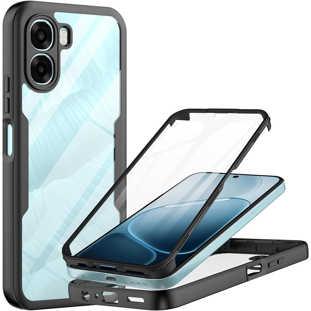 Puzdro pre Oppo A6k 4G / A6x 4G / A6x, Techsuit, ColorVerse 360, Čierna