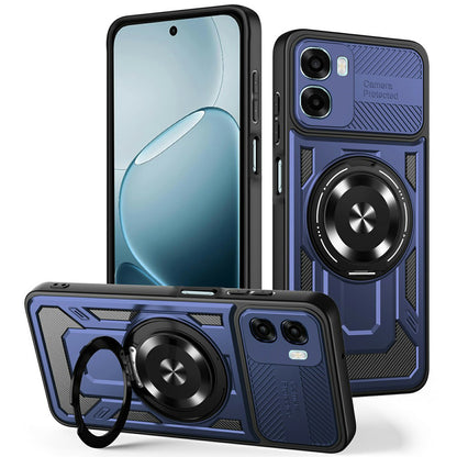 Obal pre Oppo A6k 4G / A6x 4G / A6x, Techsuit, RuggedCam, Modrý
