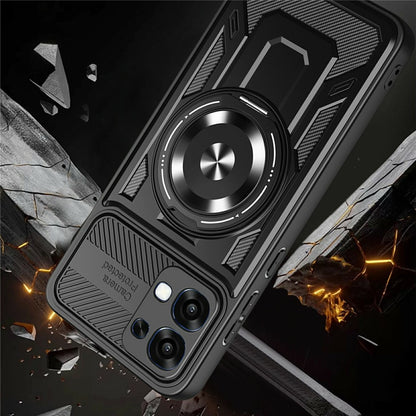 Obal pre Oppo A6k 4G / A6x 4G / A6x, Techsuit, RuggedCam, Modrý