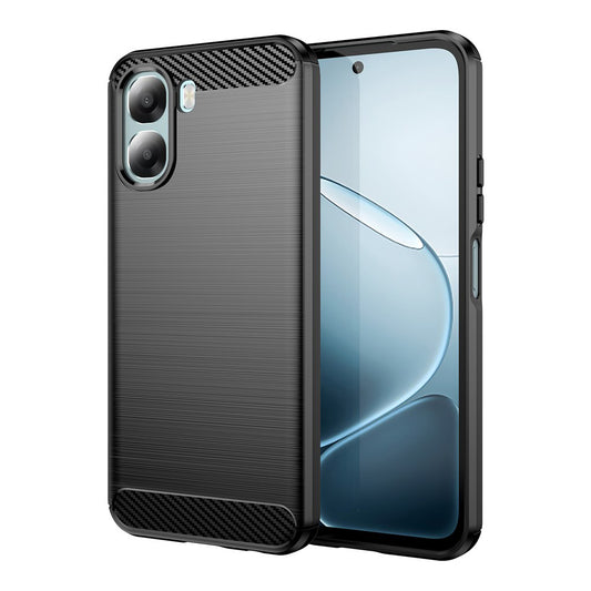 Puzdro pre Oppo A6x 4G / A6x, Techsuit, Carbon, Čierne